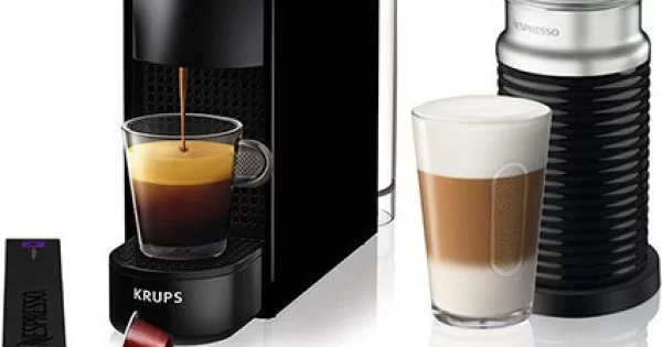Krups XN1118V Essenza Mini Aeroccino Καφετιέρα για Κάψουλες