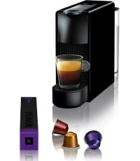 Krups XN1118V  Essenza Mini & Aeroccino Καφετιέρα για Κάψουλες Nespresso Πίεσης 19bar με Αφρογαλιέρα Black