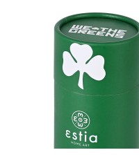 Estia Travel Cup Save the Aegean Ποτήρι Θερμός Ανοξείδωτο BPA Free Panathinaikos BC 500ml με Καλαμάκι 00-12335