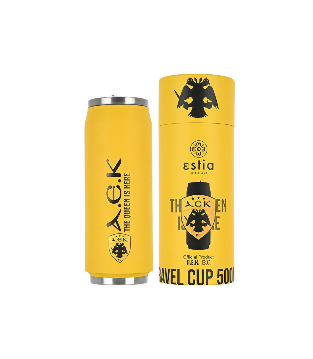 Estia ESTIA ΘΕΡΜΟΣ TRAVEL CUP AEK BC EDITION 500ml 00-13233.