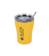 Estia Coffee Mug Ποτήρι Θερμός με Καλαμάκι AEK BC 350ml 00-13271