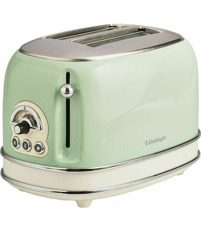 Ariete Vintage 155/04 Φρυγανιέρα 2 Θέσεων 810W Πράσινη