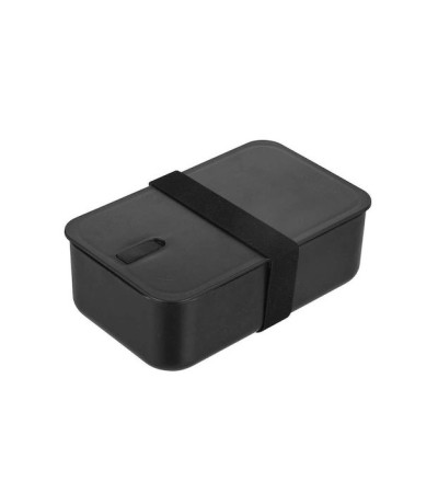 Estia Δοχείο Φαγητού Πλαστικό Μαύρο Κατάλληλο για Φούρνο Μικροκυμάτων 1000ml 01-19365