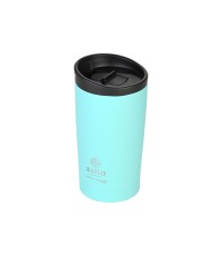 Estia Travel Mug Save The Aegean Ανακυκλώσιμο Ποτήρι Θερμός Ανοξείδωτο BPA Free Τυρκουάζ 350ml 01-20385