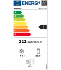 Whirlpool WHC20 T352 Εντοιχιζόμενος Ψυγειοκαταψύκτης 280lt Total NoFrost Υ193.5xΠ54xΒ54.5εκ. Λευκός