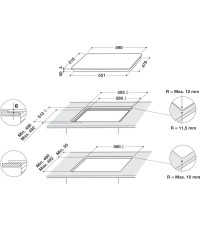 Whirlpool WB S2560 NE Επαγωγική Εστία Αυτόνομη με Λειτουργία Κλειδώματος 59x51εκ.