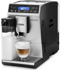 De'Longhi Autentica Etam 29.660.SB Αυτόματη Μηχανή Espresso 1450W Πίεσης 15bar για Cappuccino με Μύλο Άλεσης Ασημί