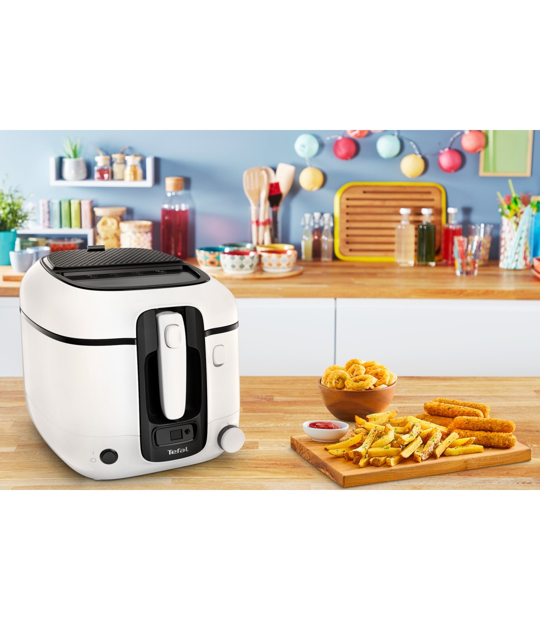 Tefal FR3140 Φριτέζα Λαδιού με Αποσπώμενο Κάδο 2.2lt Λευκή  