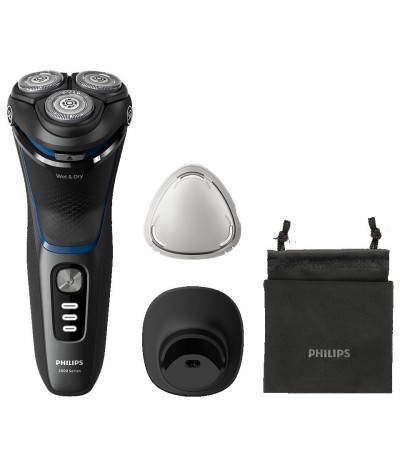 Philips S3344/13 Ξυριστική Μηχανή Προσώπου Επαναφορτιζόμενη Philips S3344/13 Ξυριστική Μηχανή Προσώπου Επαναφορτιζόμενη