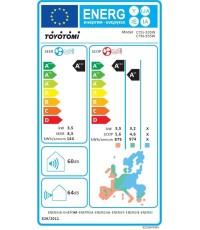 Toyotomi Erai CTN/CTG-335W Κλιματιστικό Inverter 12000 BTU A+++/A++