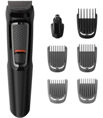 Philips Multigroom Series 3000 7 in 1 Σετ Επαναφορτιζόμενης Κουρευτικής Μηχανής Μαύρο MG3720/15 Philips Multigroom Series 3000 7 in 1 Σετ Επαναφορτιζόμενης Κουρευτικής Μηχανής Μαύρο MG3720/15