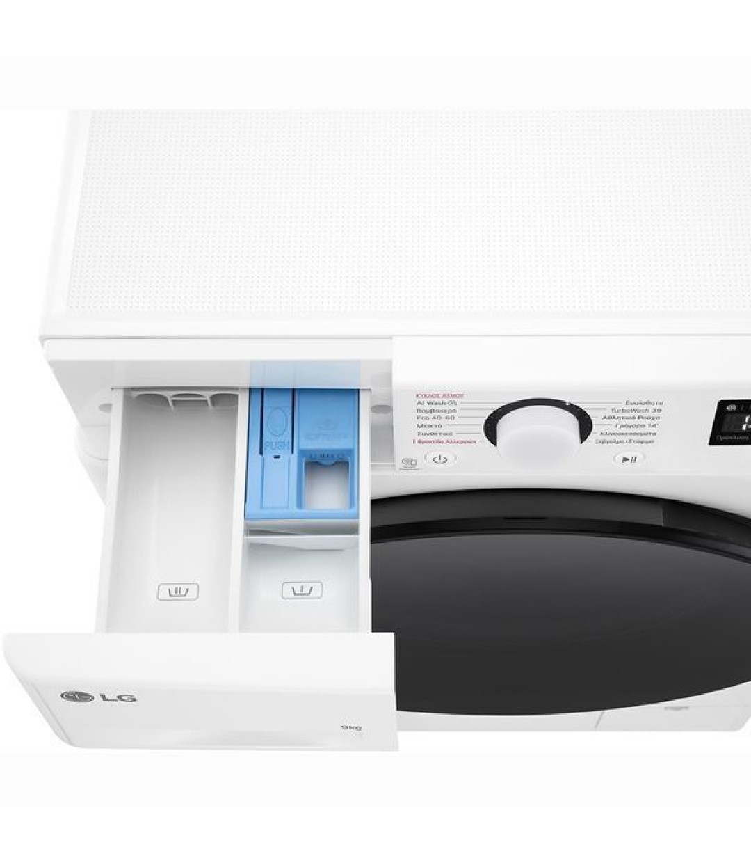 LG Πλυντήριο Ρούχων 9kg με Ατμό 1200 Στροφών F2R5009TSWB