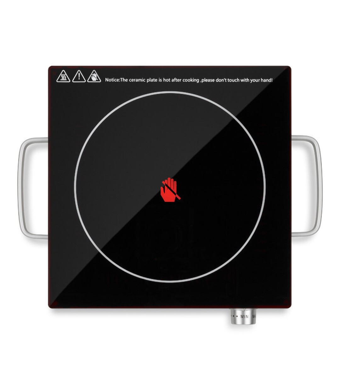 First Austria FA-5097 Επιτραπέζια Εστία Κεραμική Μονή Μαύρη