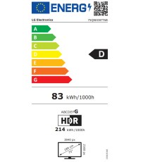 LG Smart Τηλεόραση 55" 4K UHD QNED 55QNED87T6B HDR (2024)