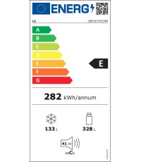 LG GBF567PZCMB Ψυγειοκαταψύκτης 461lt Total NoFrost Υ185xΠ70.5xΒ74εκ. Inox