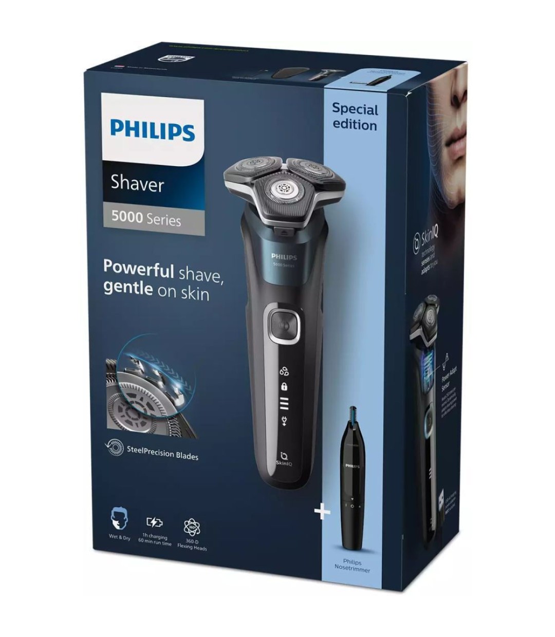 Philips Nose Hair Trimmer & S5889/11 Ξυριστική Μηχανή Προσώπου Επαναφορτιζόμενη Philips Nose Hair Trimmer & S5889/11 Ξυριστική Μηχανή Προσώπου Επαναφορτιζόμενη