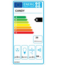 Candy CBT 6130/3X Συρόμενος Απορροφητήρας 60cm Inox