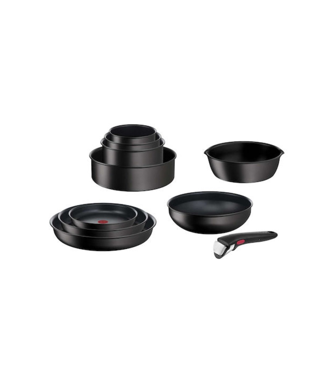 Tefal Ingenio Unlimited Σετ Τηγάνια 24/28+X από Αλουμίνιο με Αντικολλητική Επίστρωση L76391 3τμχ