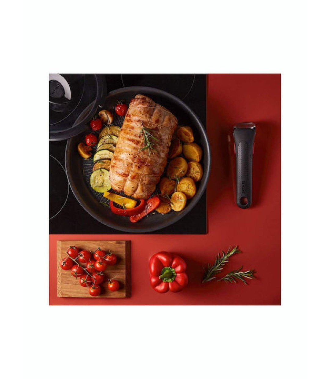 Tefal Ingenio Unlimited Σετ Τηγάνια 24/28+X από Αλουμίνιο με Αντικολλητική Επίστρωση L76391 3τμχ