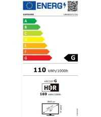 Samsung Smart Τηλεόραση 65" 4K UHD LED UE65DU7172UXXH HDR (2024)