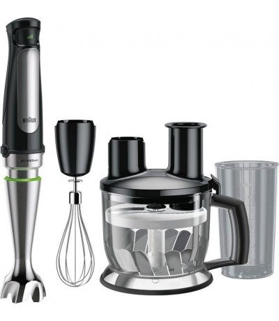 Braun MQ7075 X MultiQuick Ραβδομπλέντερ με Ανοξείδωτη Ράβδο 1000W Μαύρο