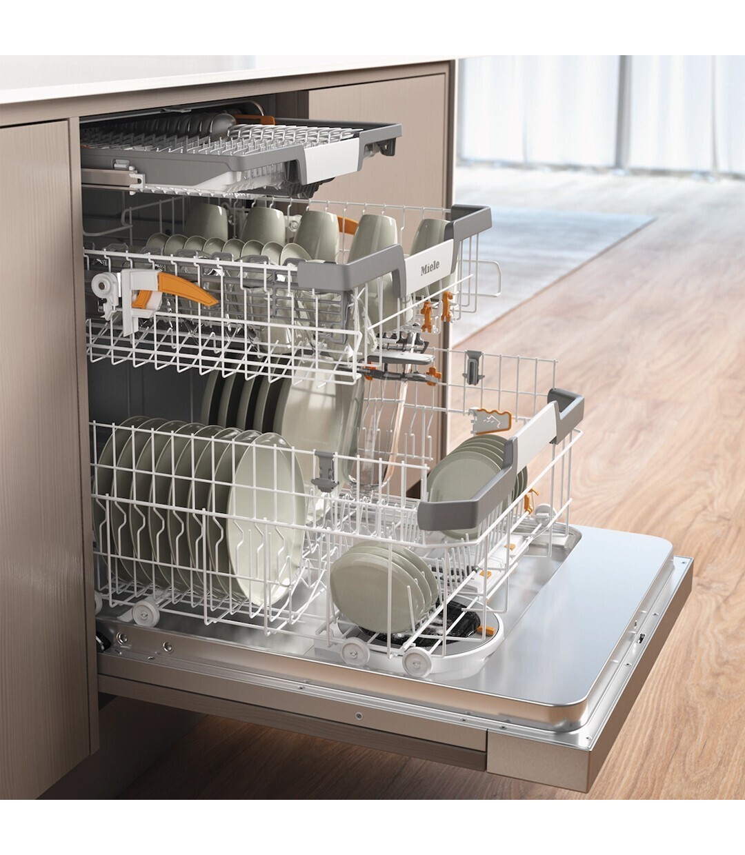 Miele G 7131 SCi AD 125 Edition Εντοιχιζόμενο Πλυντήριο Πιάτων για 14 Σερβίτσια Π59.8xY80.5εκ. Λευκό