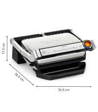 Tefal GC718D10 Optigrill Upgrade + Tong Sus Τοστιέρα Γκριλιέρα 2000W Inox