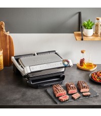 Tefal GC718D10 Optigrill Upgrade + Tong Sus Τοστιέρα Γκριλιέρα 2000W Inox