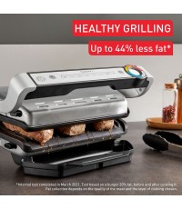 Tefal GC718D10 Optigrill Upgrade + Tong Sus Τοστιέρα Γκριλιέρα 2000W Inox