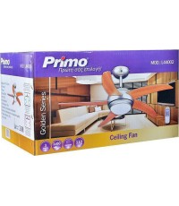 Primo PRCF-80285 Ανεμιστήρας Οροφής 110cm με Φως και Τηλεχειριστήριο Καφέ