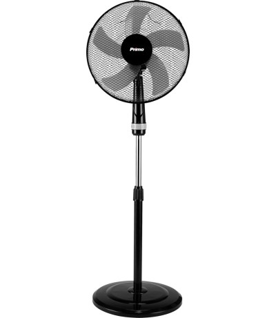Primo PRSF-80448 Ανεμιστήρας Ορθοστάτης 50W Διαμέτρου 40cm Black/Gray