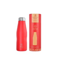 Estia Travel Flask Save the Aegean Μπουκάλι Θερμός Ανοξείδωτο BPA Free Scarlet Red 500ml 01-8543