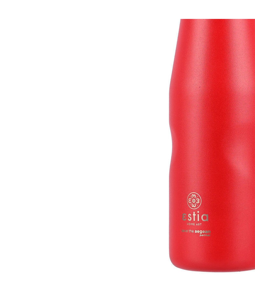 Estia Travel Flask Save the Aegean Μπουκάλι Θερμός Ανοξείδωτο BPA Free Scarlet Red 500ml 01-8543