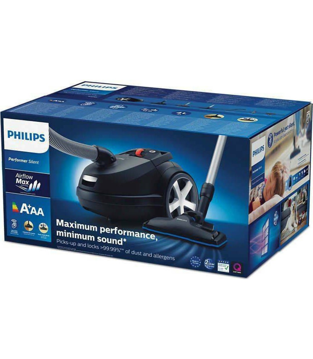 Philips FC8785/09 Ηλεκτρική Σκούπα 750W με Σακούλα 4lt Μαύρη