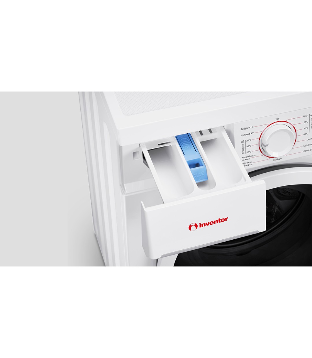 Inventor Πλυντήριο Ρούχων 9kg 1400 Στροφών GL9014AW
