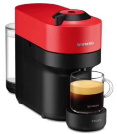 Krups XN920510 Vertuo Pop Καφετιέρα για Κάψουλες Vertuo Spicy Red