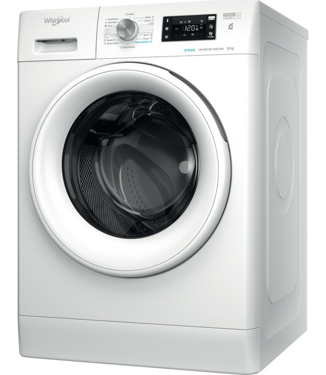 Whirlpool Πλυντήριο Ρούχων 9kg 1400 Στροφών FFB 9458 WV EE