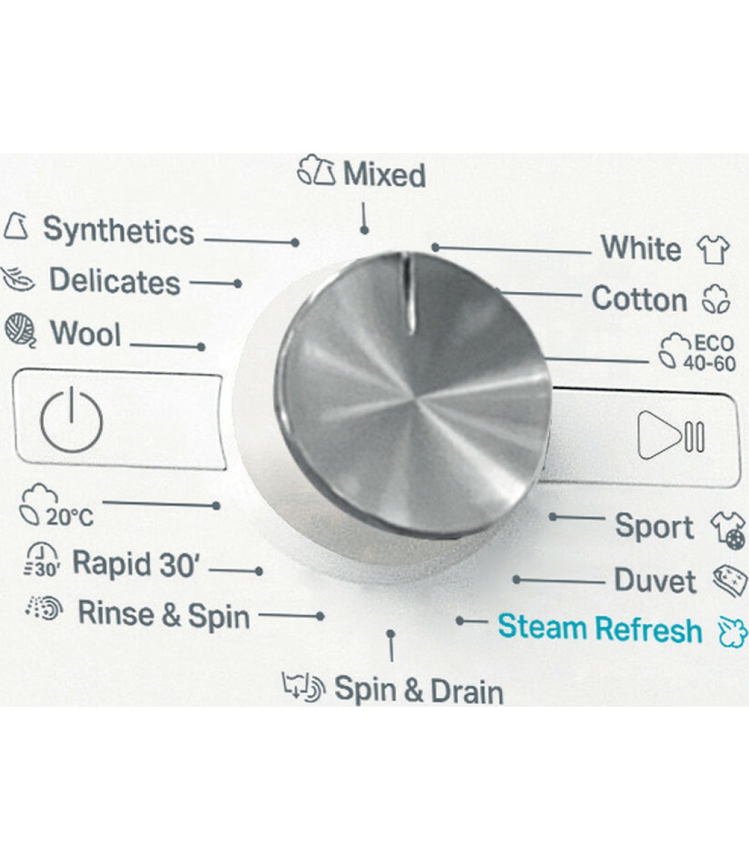 Whirlpool Πλυντήριο Ρούχων 9kg 1400 Στροφών FFB 9458 WV EE