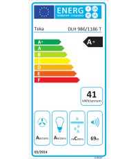 Teka DLH 986 T Απορροφητήρας Καμινάδα 90cm Inox  