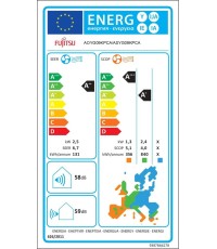 Fujitsu ASYG09KPCA/AOYG09KPCA Κλιματιστικό Inverter 9000 BTU A++/A+
