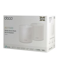 TP-LINK Deco X10 v1 Access Point Wi‑Fi 6 Dual Band (2.4 & 5GHz) σε Διπλό Kit Λευκό