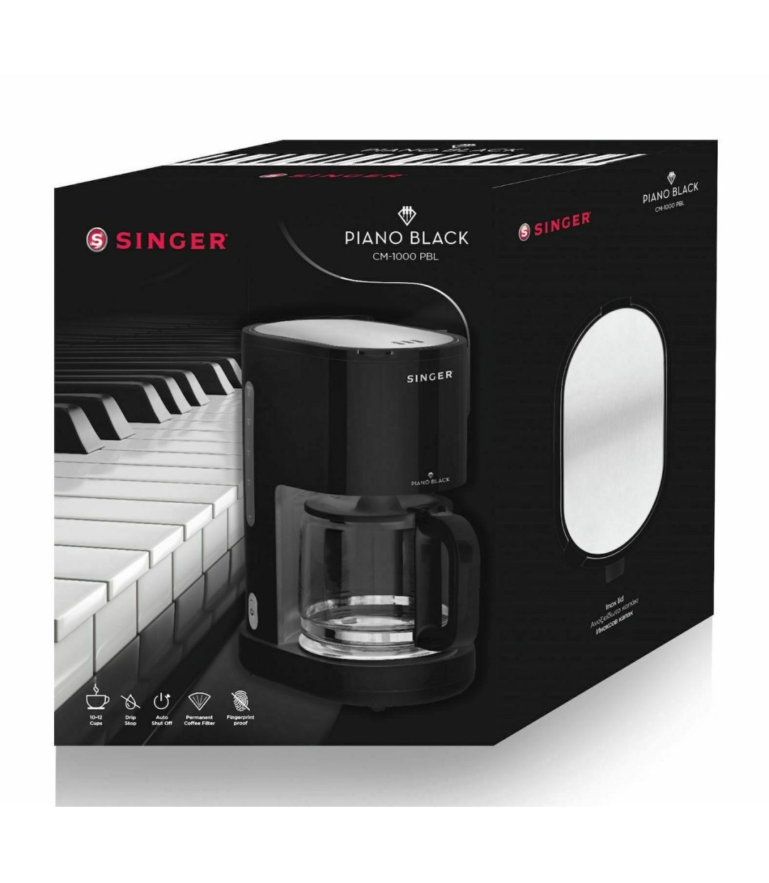 Singer CM-1000PBL Καφετιέρα Φίλτρου 1000W