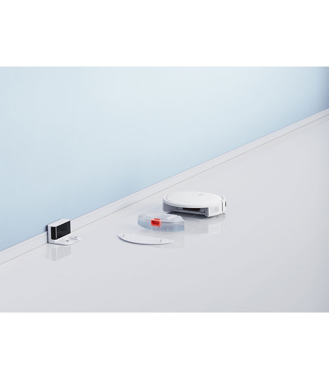 Xiaomi Robot Vacuum E10 Σκούπα Ρομπότ για Σκούπισμα & Σφουγγάρισμα με Wi-Fi Λευκή