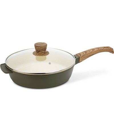 Izzy Elea Σωτέζα με Καπάκι με Αντικολλητική Επίστρωση 28cm  