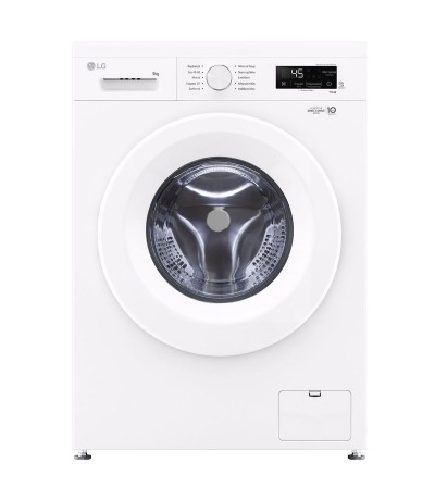 LG Πλυντήριο Ρούχων 9kg με Ατμό 1400 Στροφών F4X1009NWH 