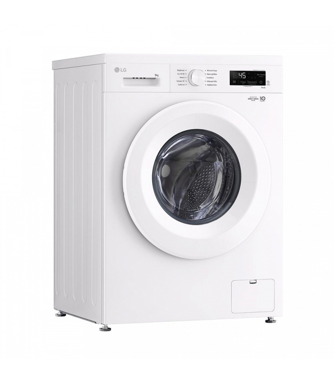 LG Πλυντήριο Ρούχων 9kg με Ατμό 1400 Στροφών F4X1009NWH  LG Πλυντήριο Ρούχων 9kg με Ατμό 1400 Στροφών F4X1009NWH