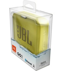 JBL Go 2 Αδιάβροχο Ηχείο Bluetooth 3W με Διάρκεια Μπαταρίας έως 5 ώρες Lemonade Yellow