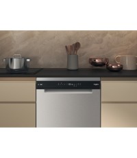 Whirlpool W7F HP43 X Ελεύθερο Πλυντήριο Πιάτων για 15 Σερβίτσια Π60xY85εκ. Inox