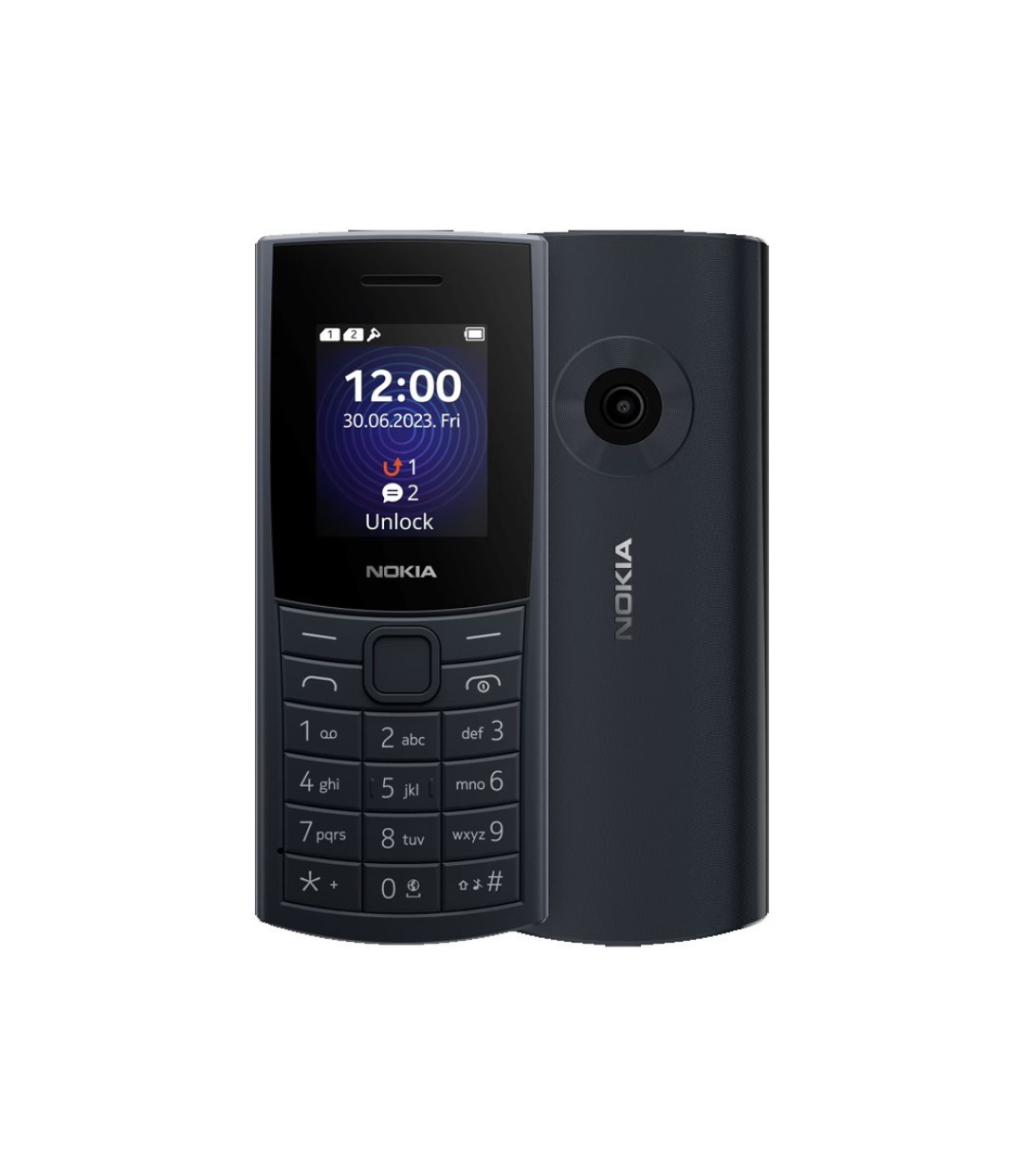 Nokia 110 (2023) Dual SIM Κινητό με Κουμπιά Midnight Blue