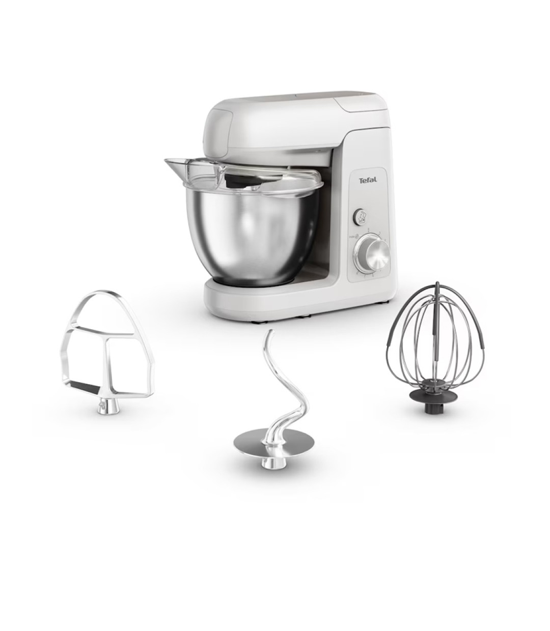 Tefal QB520B38 Κουζινομηχανή 1100W με Ανοξείδωτο Κάδο 4.6lt